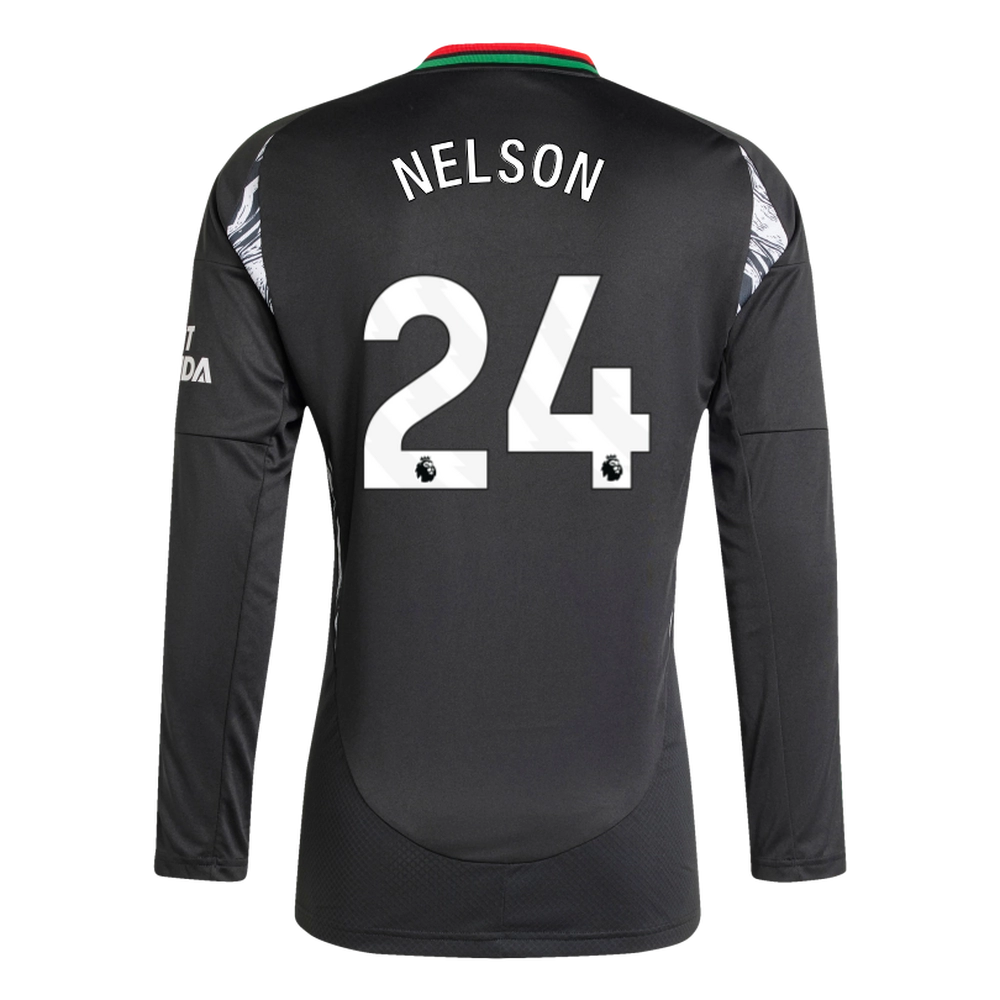 AFC Fan Shop Store - arsenal damen adidas 2425 langarm-auswärtstrikot – reiss nelson Produkte | Alles für Arsenal-Anhänger Produkte | Alles für Arsenal-Anhänger Arsenal FC Bekleidung kaufen